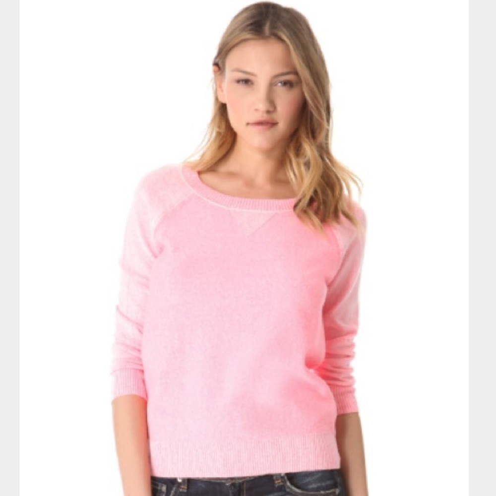 Crazy 8s Sale- Madewell Neon Pink Swtr